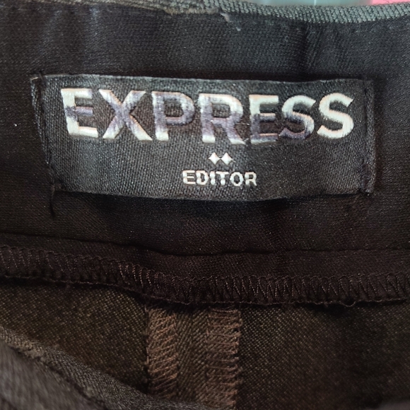 Express Editor Classic Black Pants - Picture 2 of 5